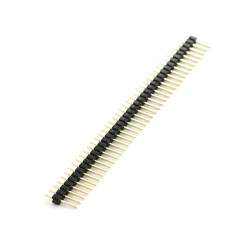 Break Away Male Headers - Straight 40Pin - Black