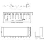 10 Pin Right Angle Female Header 2.54mm