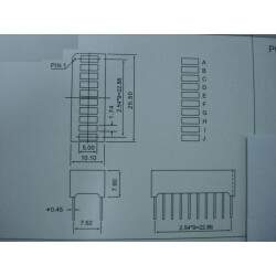 10 Segment LED Bar Graph - Green