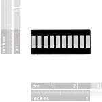 10 Segment LED Bar Graph - Green