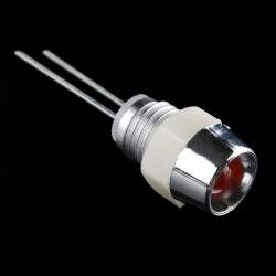 LED Holder - 5mm (Chrome Finish)