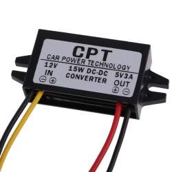 15W DC-DC 12V/24V zu 5V 3A Konverter