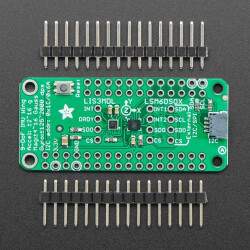 Adafruit LSM6DSOX + LIS3MDL FeatherWing - Precision 9-DoF...