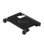 Black Armor Aluminium Heatsink - Raspberry Pi 4 - 7mm hoch