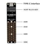 M.2 SSD NGFF to USB3.1 Typ C Adapterboard - B-Key