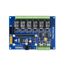 6 Channel Relay RS485 - CAN for Raspberry Pi Zero - Zero W  - Zero 2 W