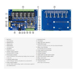 6 Channel Relay RS485 - CAN for Raspberry Pi Zero - Zero W  - Zero 2 W