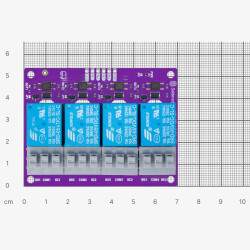 4 Channel Relay 30VDC/250VAC