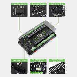 Modbus 16-Kanal Relaymodul RS485 Internface - mehrfacher Isolationsschutzschaltungen