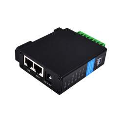 Dual Channel RS232 and RS485  to PoE Ethernet Server -...