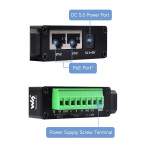 Dual Channel RS232 and RS485  to PoE Ethernet Server - bidirektional