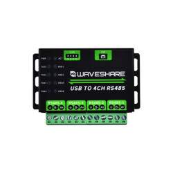 Industrial USB - 4 Channel RS485 Signal Converter - Wall -/ Rail Mount Support - bidirectional