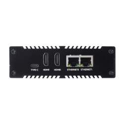 CM4 NAS Computer - 2x NVMe Slots - 2x Gigabit ETH - 2x HDMI 4K