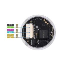 Round 2D Code Scanner Module - Barcode/QR-Code - UART compatible