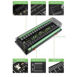 Modbus RTU RS485 32 Kanal Relay Modul mehrfach isolierte Schutzschaltung