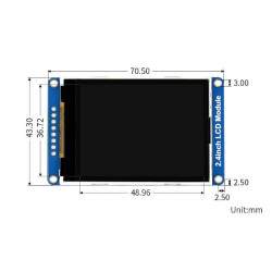 2,4 Zoll TFT LCD Display Modul - 240x320 - 65K RGB - ILI9341