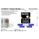 Dual Motor / Single Bipolar Stepper Module for Yukon - DRV8424P Dual H-Bridge Driver