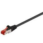 CAT6 Patchkabel S/FTP - doppelte Schirmung - 10Gbit - Schwarz