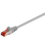 CAT6 Patchkabel S/FTP - doppelte Schirmung - 10Gbit - Grau