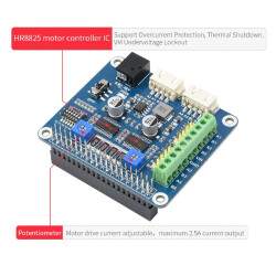 Schrittmotor HAT Typ B für Raspberry Pi - HRB8825 - max 2,5A