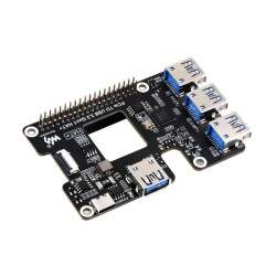 Waveshare PCIe zu USB 3.2 Gen 1 HAT+ für Raspberry Pi 5