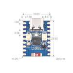 Waveshare ESP32-C3 Mini Dev Board -  ESP32-C3FN4 Single-Core CPU @ 160MHz - 2.4GHz Wi-Fi & BT 5