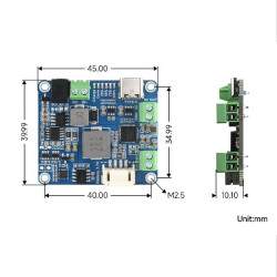 Solar Power Manager Module for 6-24V Solar Panel - 3 x18650 Battery Holder