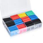 Heat Shrink Tubing Kit (800 pieces, 2:1 shrink ratio)