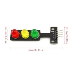 LED Traffic Light Module - red, green and yellow