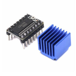 LV8729 Stepper Motor Driver with Heat Sink - suitable for...