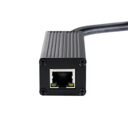 Industrieller Gigabit PoE Splitter mit USB-C - 802.3 af/at Standard - 5V/5A Ausgabe