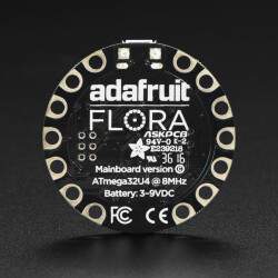 Flora v3 - Wearable electronic 32U4 compatible with Arduino