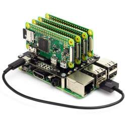 Cluster HAT v2.3 Kit with 4x Raspberry Pi Zero W + 4x...