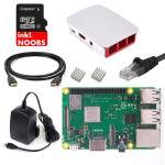 Raspberry Pi 3 Model B+ Starter Paket - Rot - Weiß