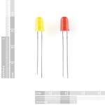 LED - Assorted 10 Red / 10 Yellow (20 pack)