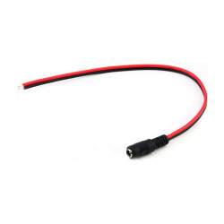 12V DC Kabel 30cm 5.5mm x 2.1mm - Weibchen