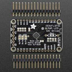 Adafruit 16x9 Charlieplexed PWM LED Matrix Driver -...