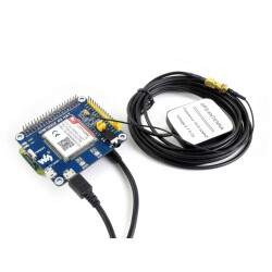 LTE 4G - 3G - 2G - GSM - GPRS - GNSS SIM7600E-H HAT for Raspberry Pi