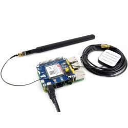 LTE 4G - 3G - 2G - GSM - GPRS - GNSS SIM7600E-H HAT for Raspberry Pi