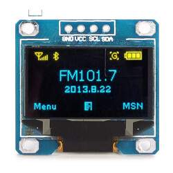 OLED 0.9" I2C - Dual Color Yellow - Blue