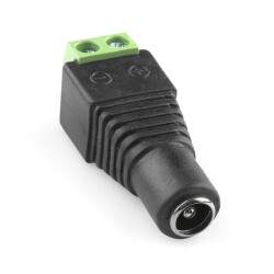 Female DC Power adapter - 2.1mm jack to screw terminal block