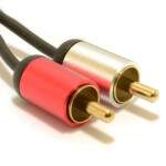 3.5mm Stereo Jack to RCA Phono Cable - 3m