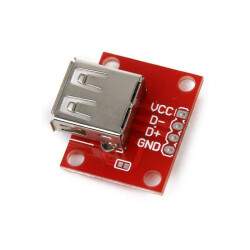 USB Type A Female Breakout Board