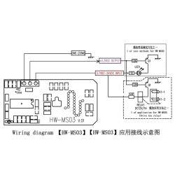 Microwave Motion Vibration Radar Sensor HW-MS03