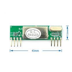 RXB6 433Mhz Superheterodyne Funk Empfänger