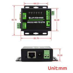 RS232 / RS485 auf Ethernet Konverter - Industrie Level