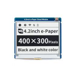 4.2inch E-Paper Cloud Module mit WiFi - 400x300