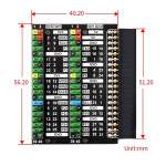 Raspberry Pi 400 GPIO Header Adapter 2x40 Pin