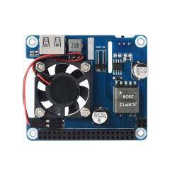 Power over Ethernet POE+ Plus HAT mit 5V 4A - 12V 2A  für Raspberry Pi