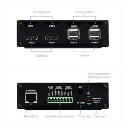 Compute Module 4 Mini Computer B mit PoE - RS485 - RS232